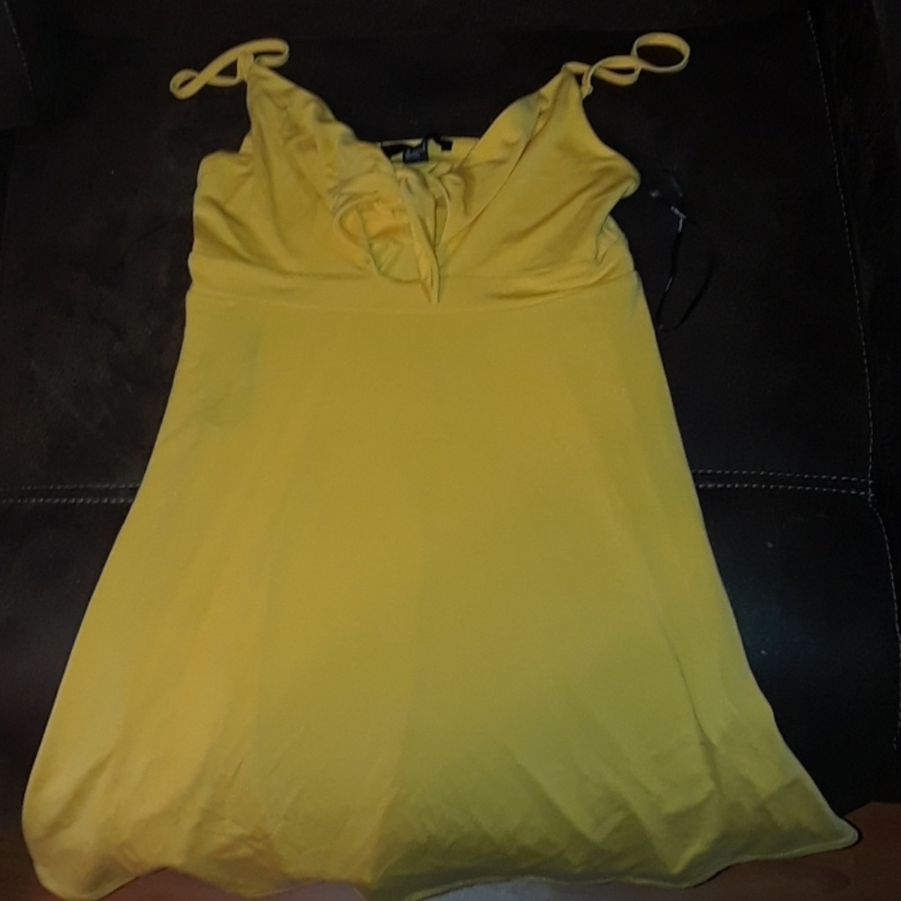 Yellow Forver 21 dress